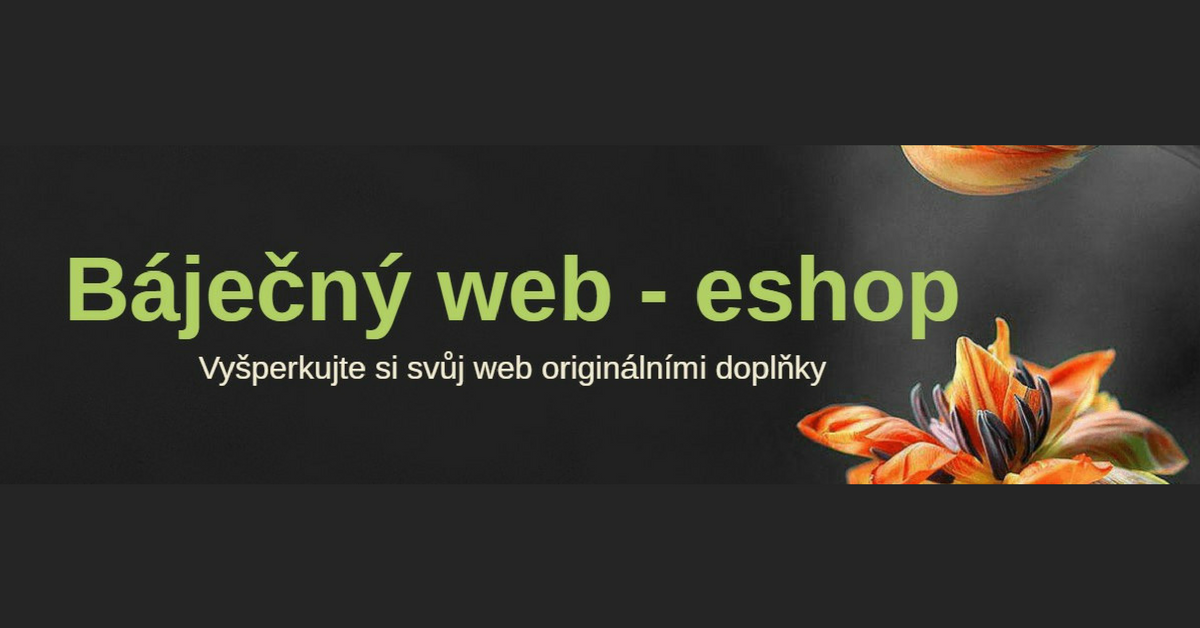 Eshop Báječnýweb.cz